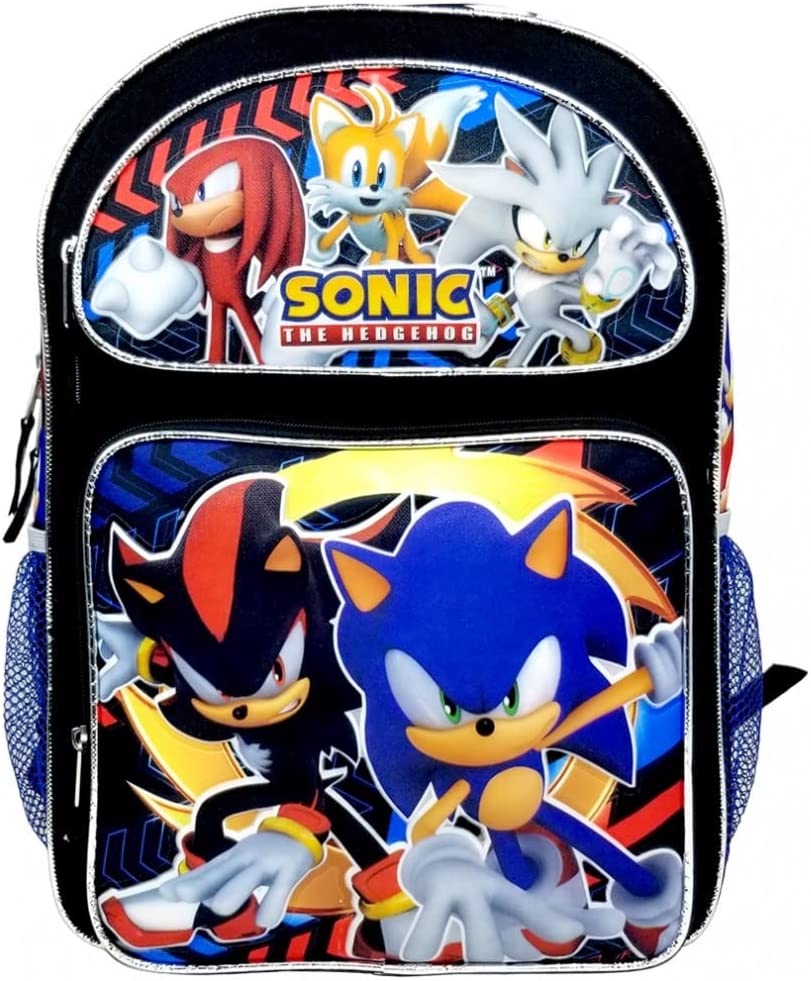 Sonic, Shadow, Tails & Knuckles Bag with Strap Lunch Box