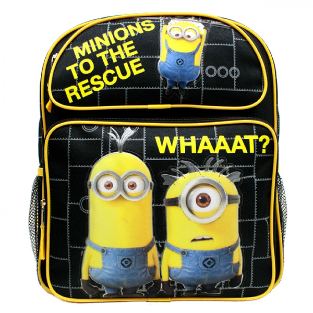 Despicable Me Backpack Minions to The Rescue Black 14-inch