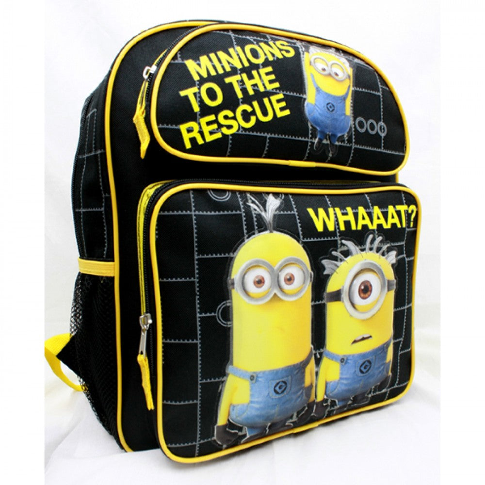 Despicable Me Backpack Minions to The Rescue Black 14-inch