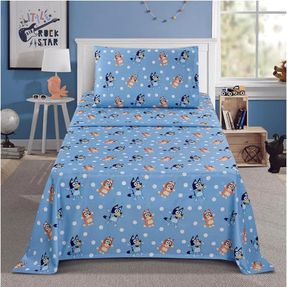 Bluey Twin Size Bed Sheet Set 3 Pieces