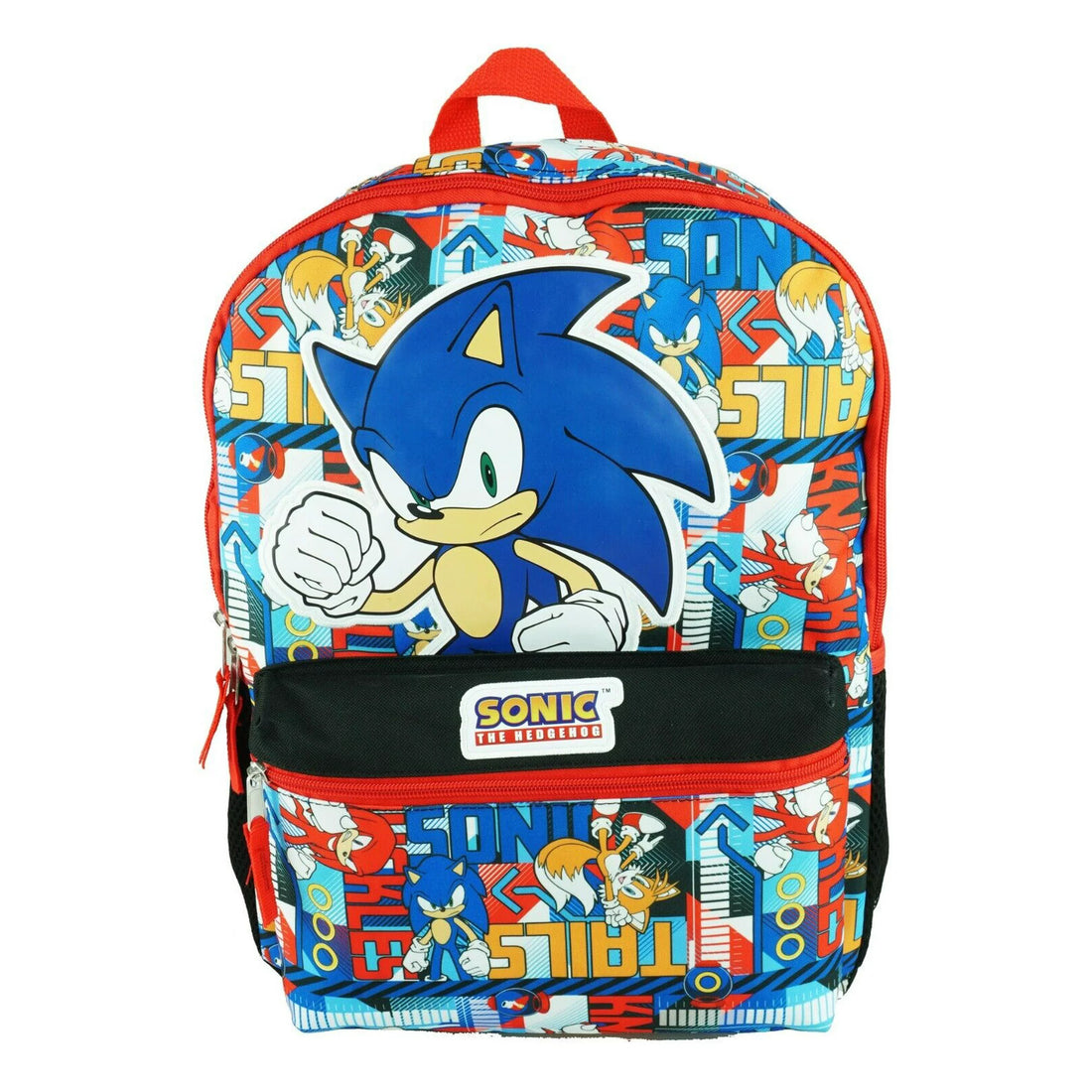 SEGA 16 inches Sonic the Hedgehog Allover Large Backpack – Kidos Kingdom