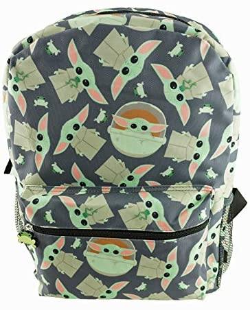 Star Wars Yoda Grogu All-Print Large Backpack