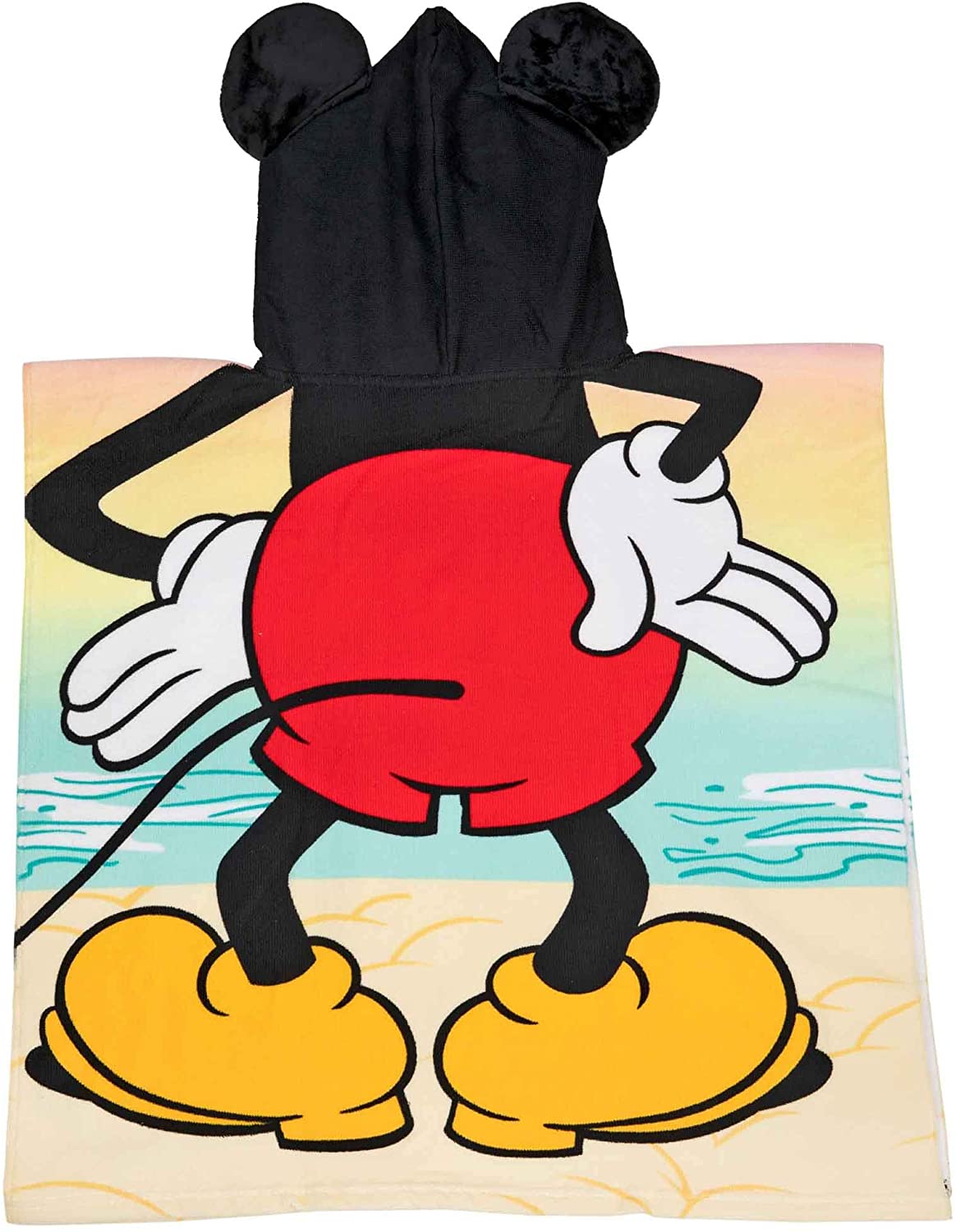 Mickey mouse hooded poncho sales towel